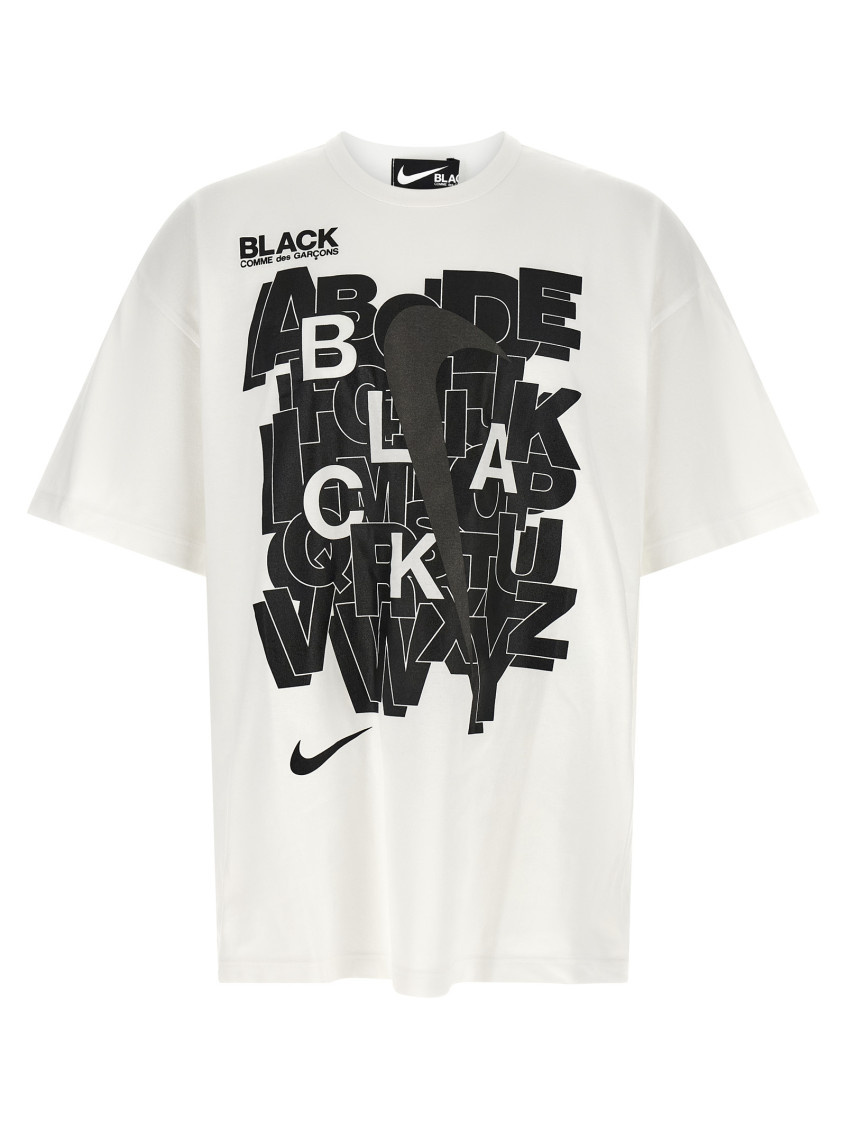 White Comme Des Garons X Nike T-shirt