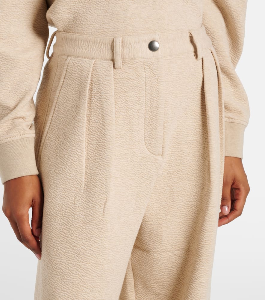 White Label Tristan cloqué wide-leg pants