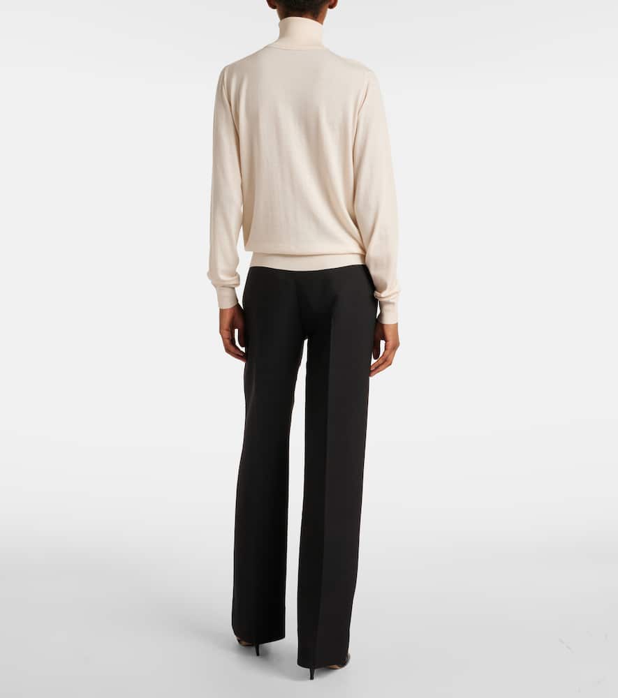 Heva wool jersey turtleneck sweater
