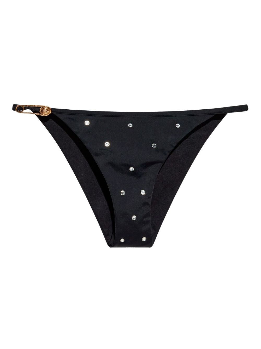 Crystal-embellished bikini bottom - Black