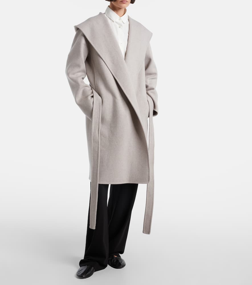 Cicero cashmere wrap coat