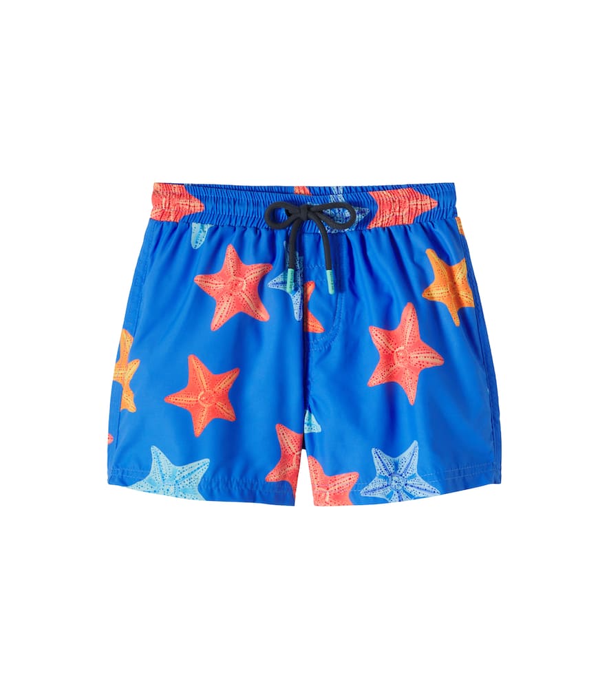 Printed swim trunks