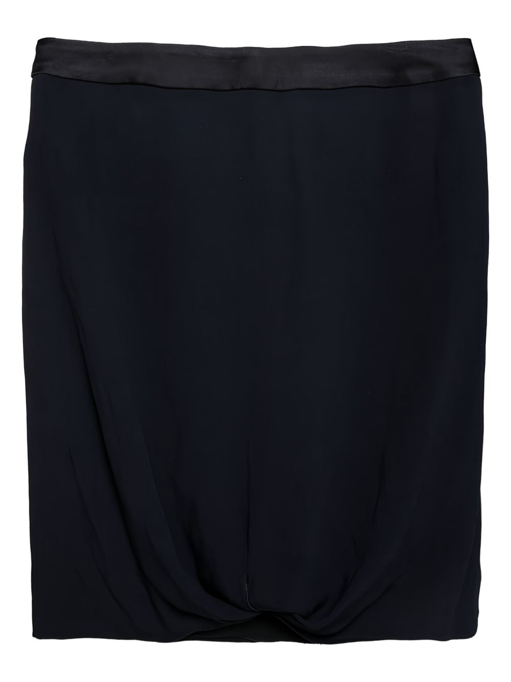 Crepe mini skirt - Black