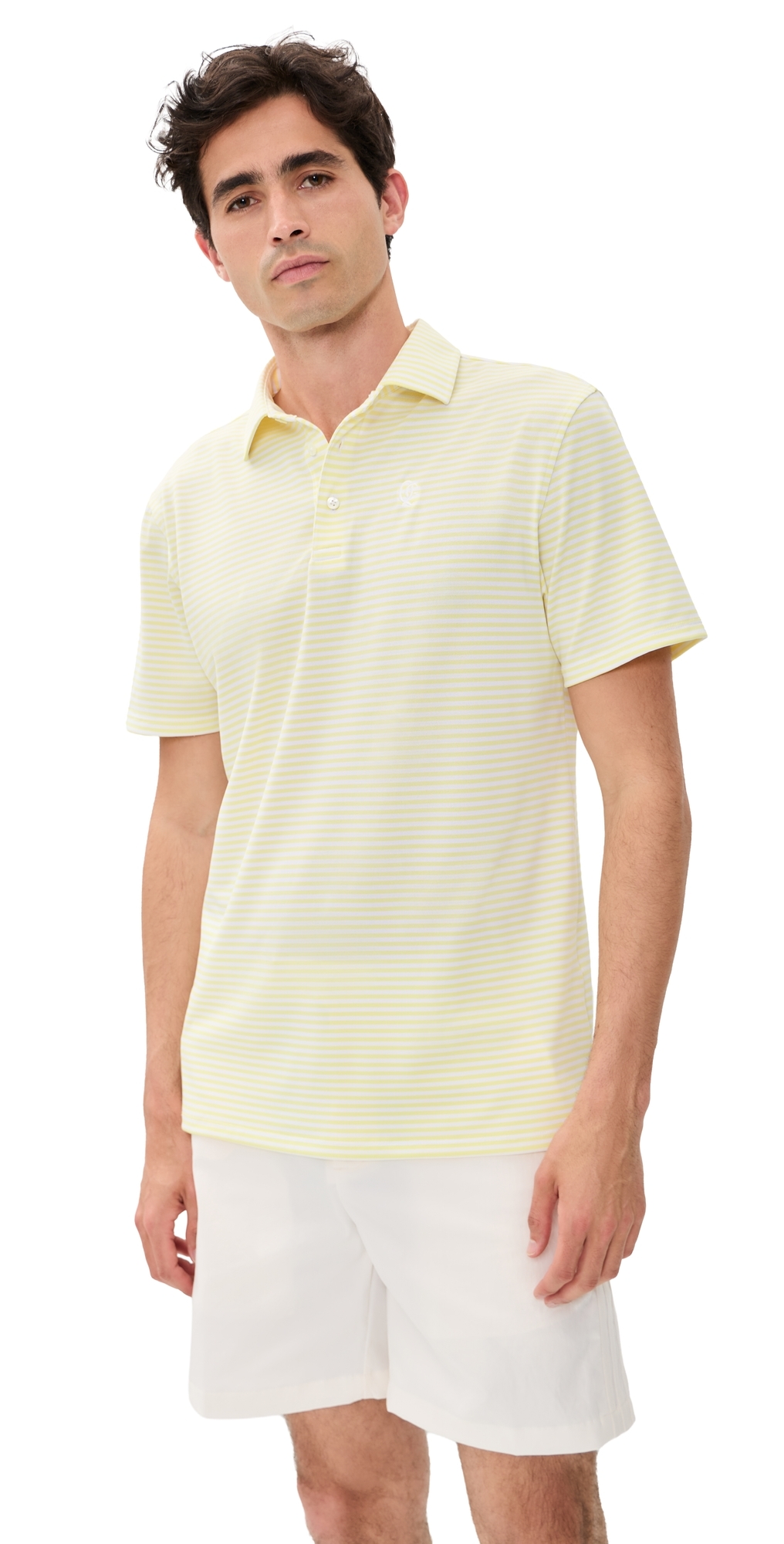 Randoplh Striped Polo Yellow