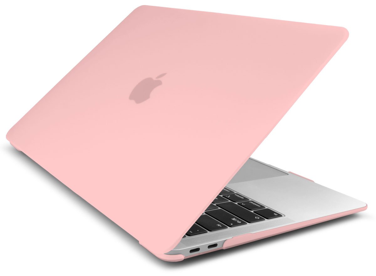 Hardshell Case for MacBook Air 13-Inch (M2/M3, 2022-2024) in Pink Frosted