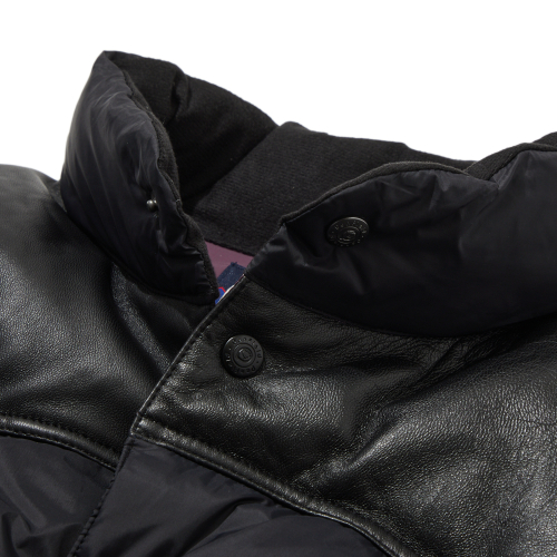 Rock Wool Basic Down Jumper Black_FR4WD100