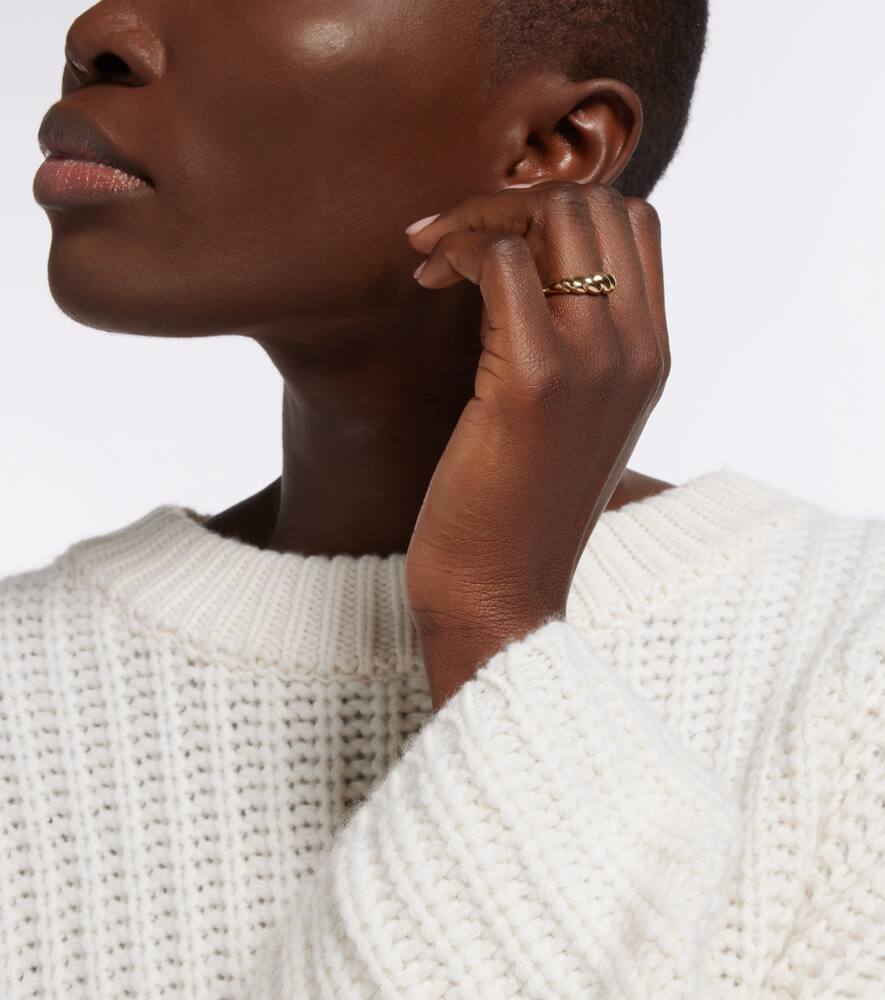 Brioche 10kt yellow gold ring