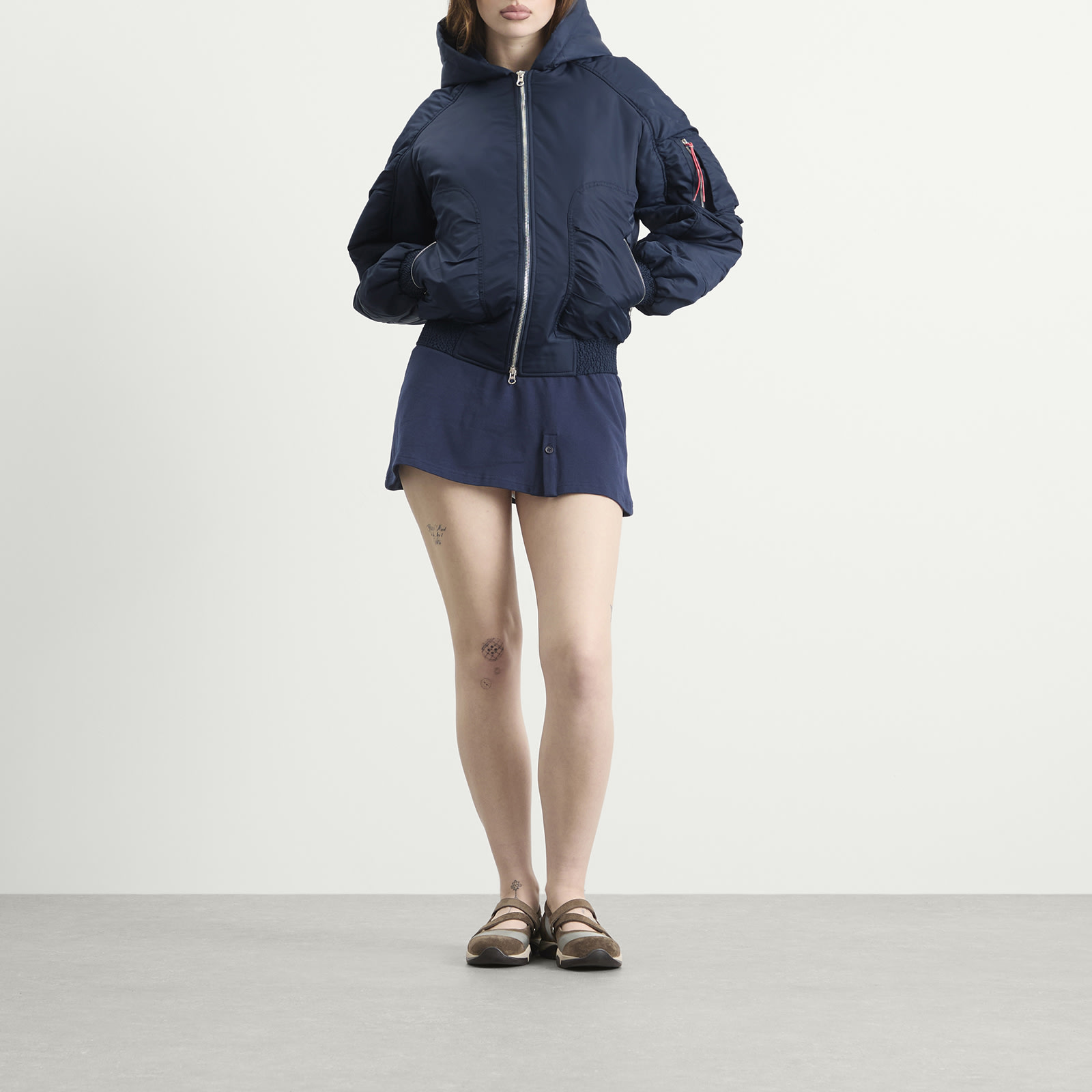 Women's The Penny Flight Jacket Navy
