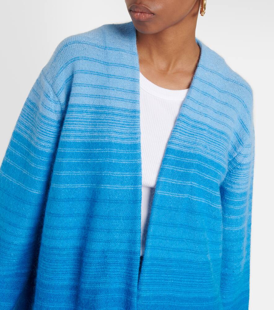 Blue Degrade ombré cardigan
