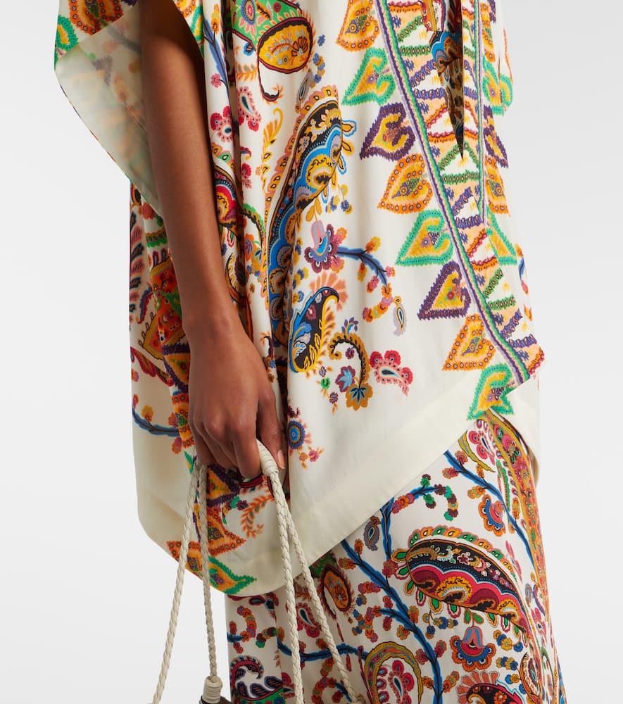 Printed beach cover-up