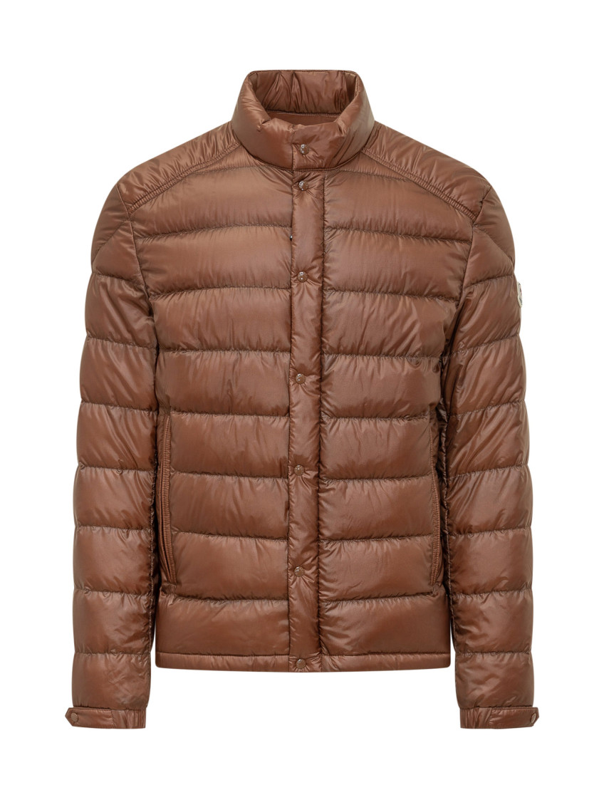 Moncler - short down jacket high collar pocket