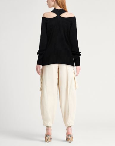 Woman Turtleneck Black Size M Virgin Wool