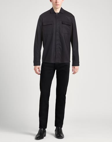 Man Jacket Midnight blue Size 40 Wool, Cashmere, Elastane