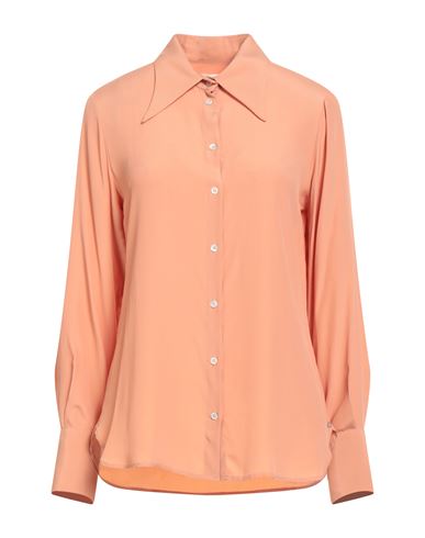Woman Shirt Salmon pink Size 6 Acetate, Silk