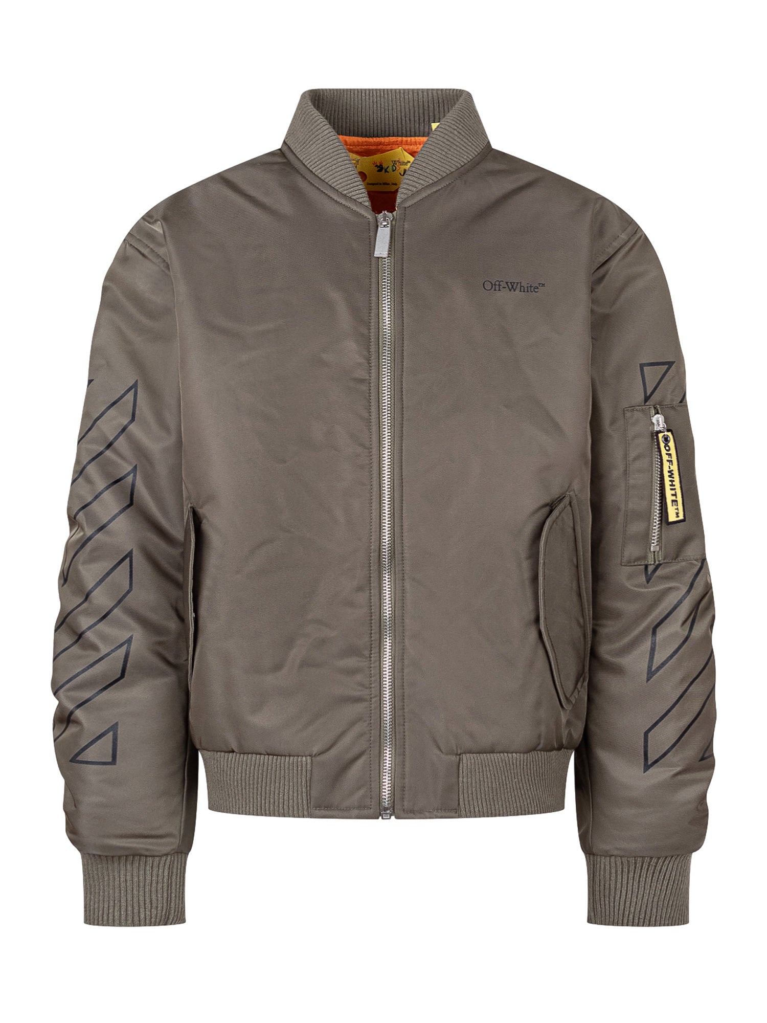 Mini Bomber Jacket with Unique Bookish Design
