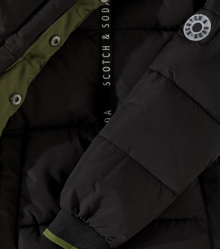 Scotch & Soda Kids Quilted puffer jacket
