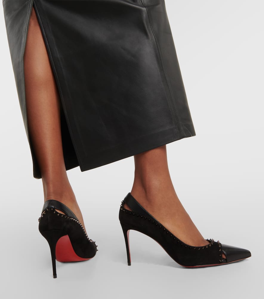 Christian Louboutin Duvette Spikes 85 leather pumps