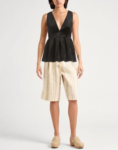 Woman Top Black Size M Polyester