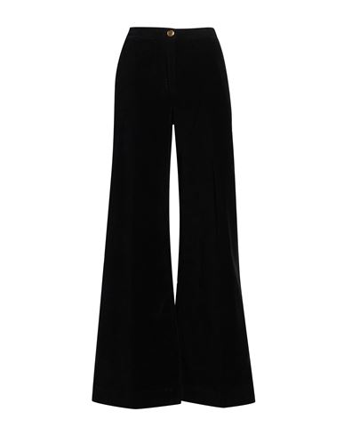 Woman Pants Black Size 28 Cotton, Elastane