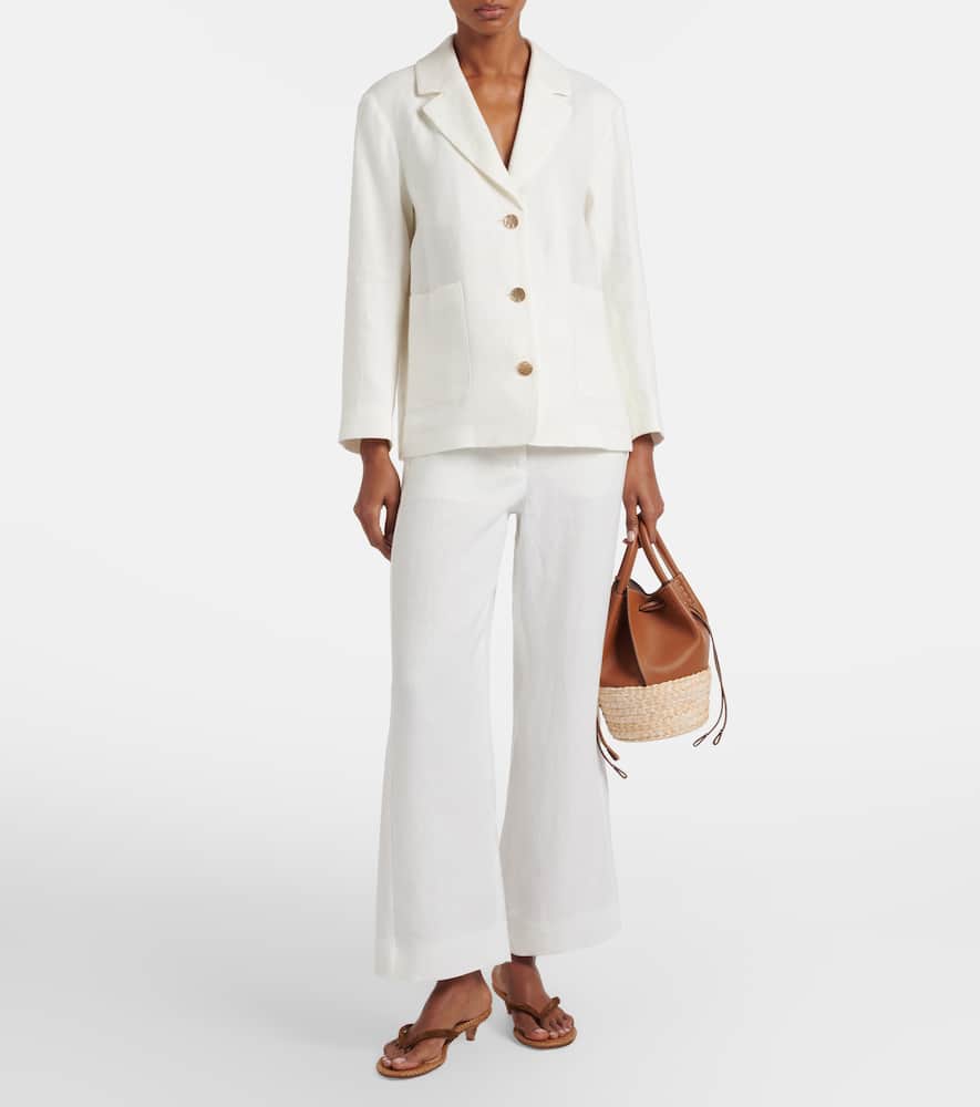 Carlotta linen blazer