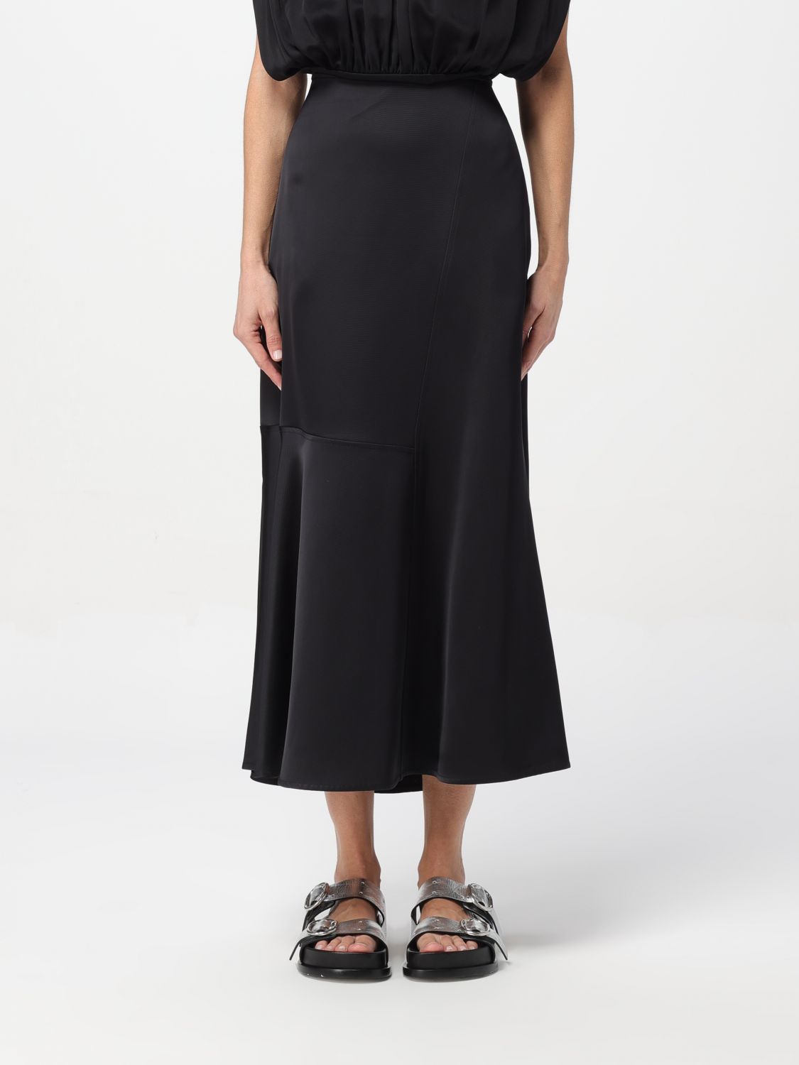 Skirt Woman color Black