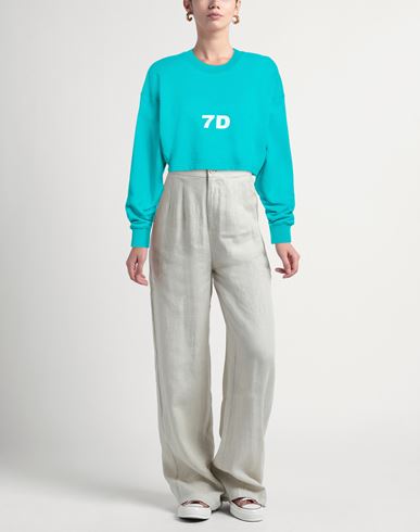 Woman Sweatshirt Emerald green Size XS Organic cotton