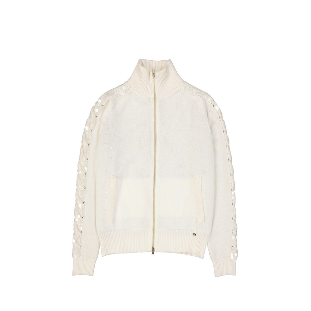 Cashmere Cardigan — White