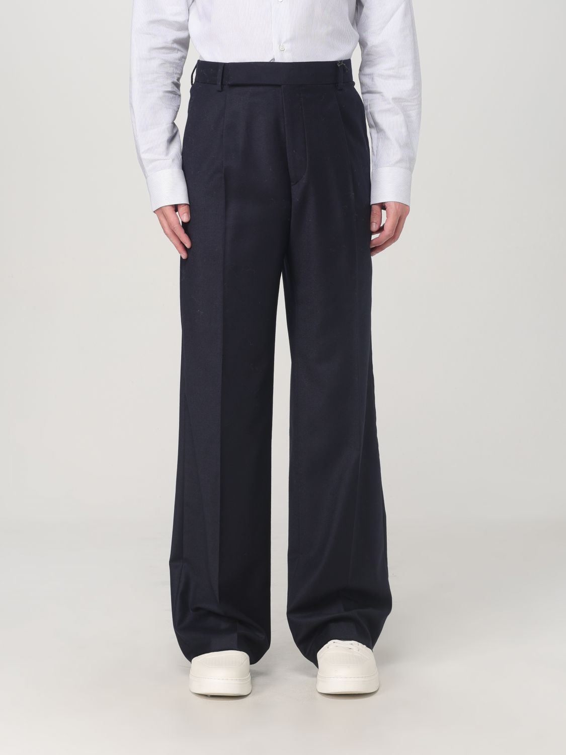 Pants Men color Blue