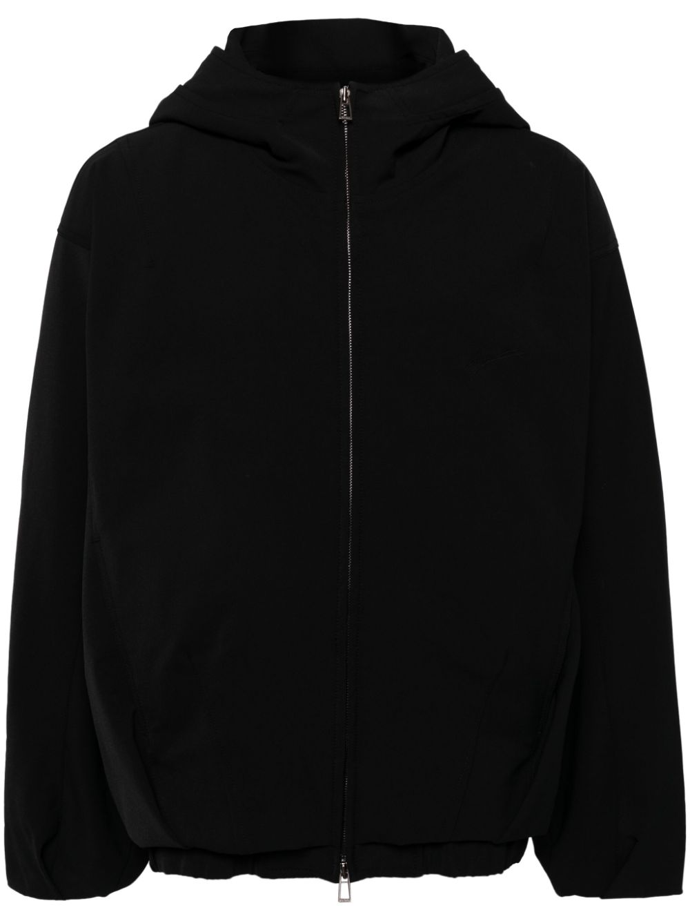 Volume dart hooded jacket - Black