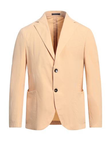 Man Blazer Apricot Size 38 Cotton, Elastane