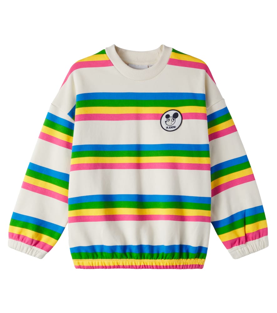 Ritzratz striped cotton jersey sweatshirt