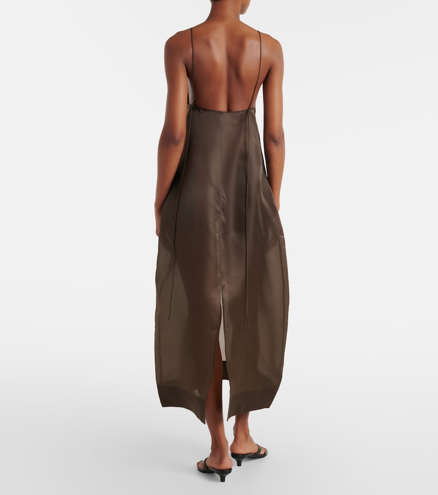 Róhe Silk organza midi dress