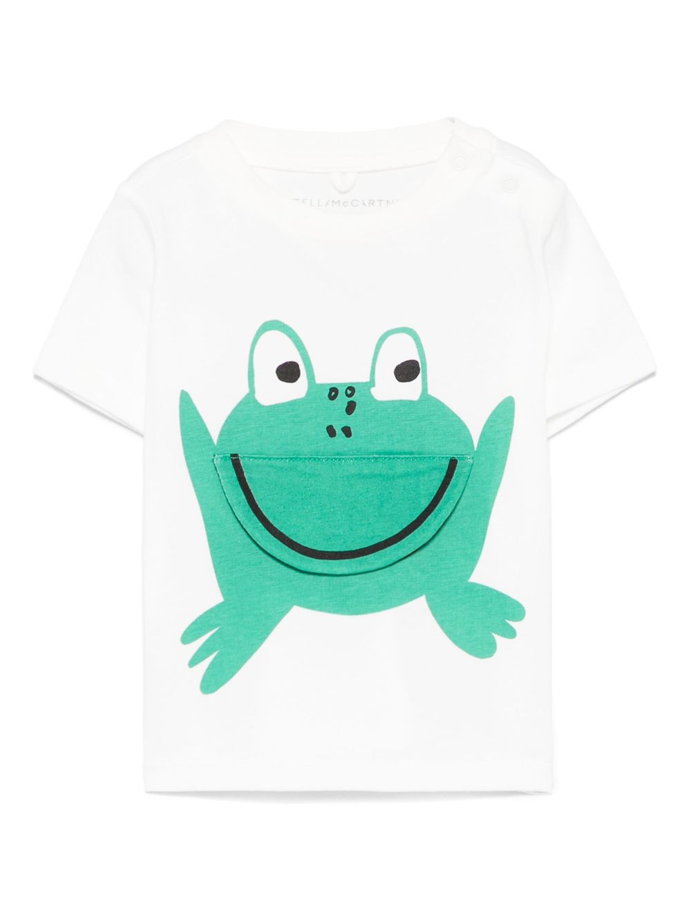 Frog-print T-shirt - White