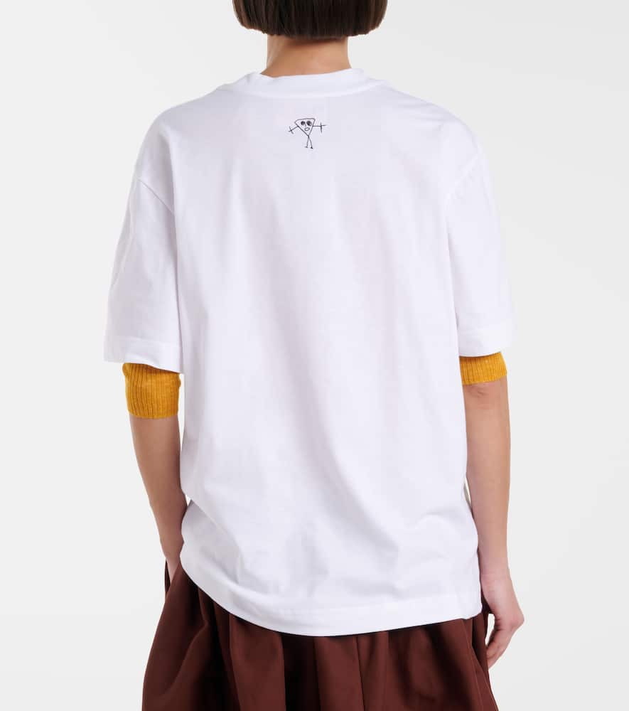 Printed cotton jersey T-shirt