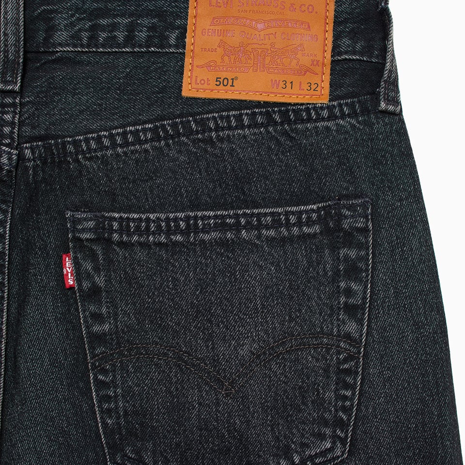 Mid-rise straight-leg jeans