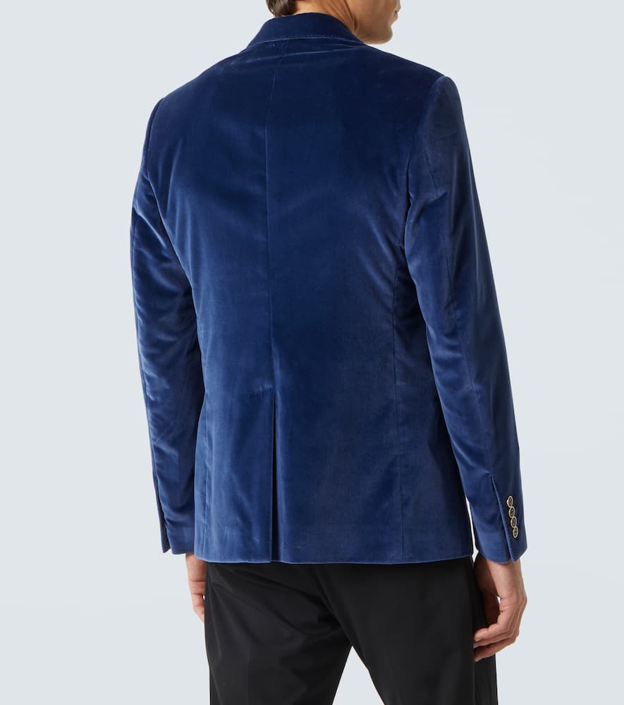Cotton velvet blazer