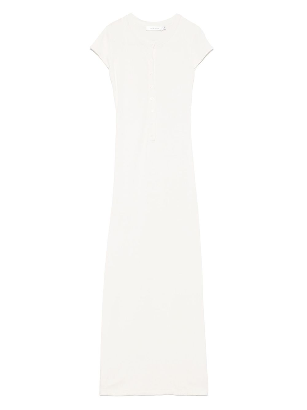 Aya Muse knitted maxi dress - White