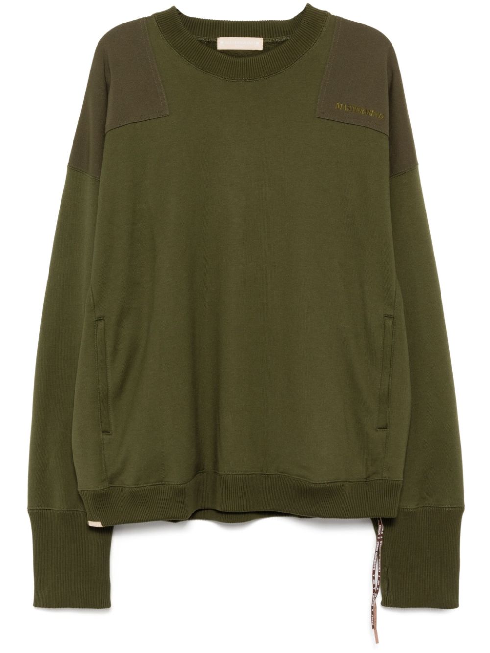 Logo-embroidered sweatshirt - Green