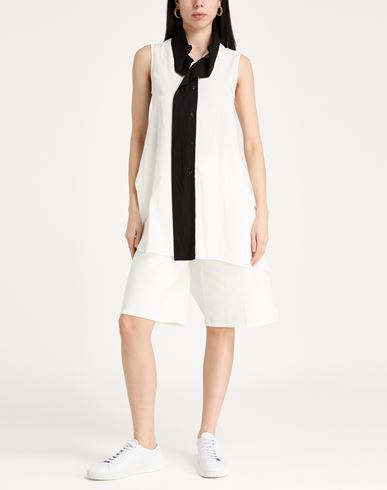 Woman Shirt White Size 1 Rayon, Linen