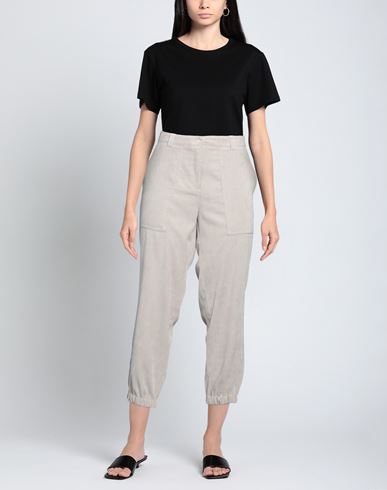 Cambio Woman Pants Grey Size 14 Polyester, Polyamide, Elastane