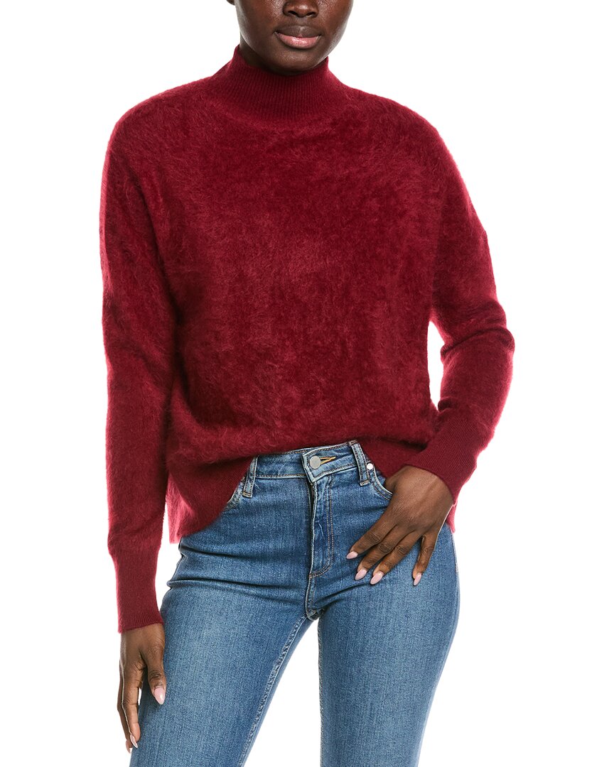 Barbra Turtleneck Cashmere-Blend Easy Pullover