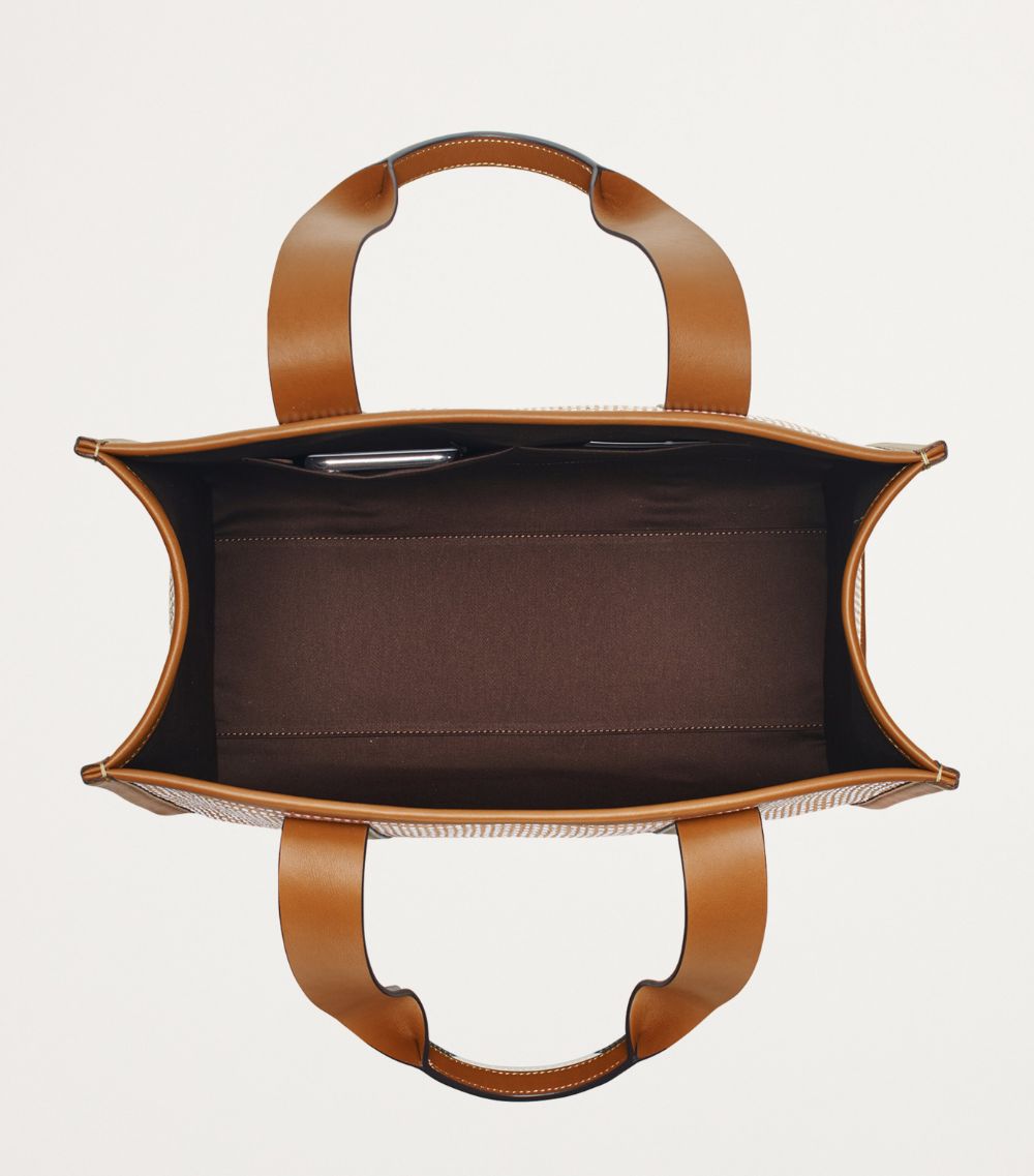 Small Raffia Henley Tote Bag