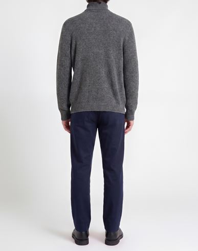Man Turtleneck Grey Size M Wool, Polyamide