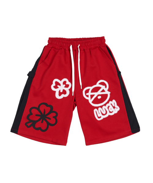 Clover Color-Blocked Snap Pants