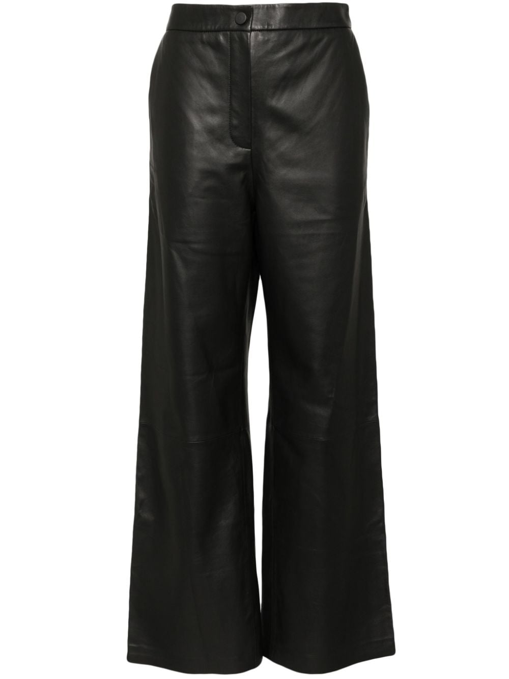 Straight-leg trousers - Black