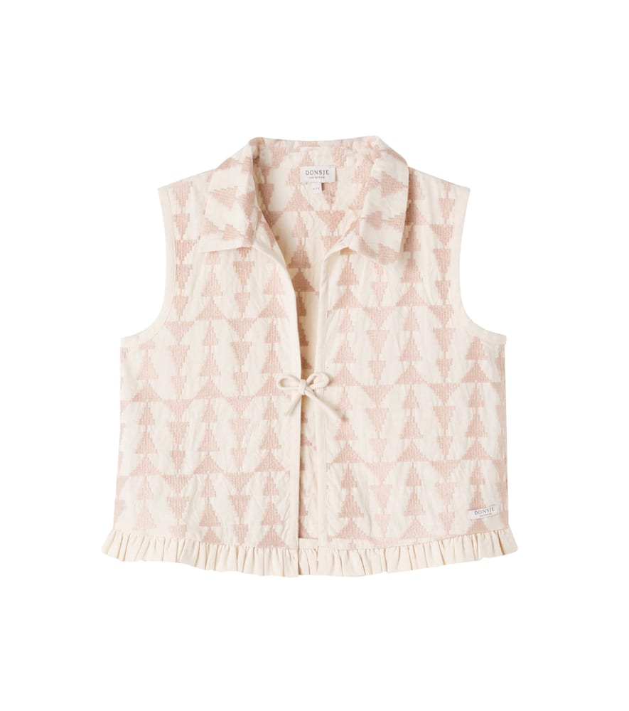 Neeltje printed cotton gilet