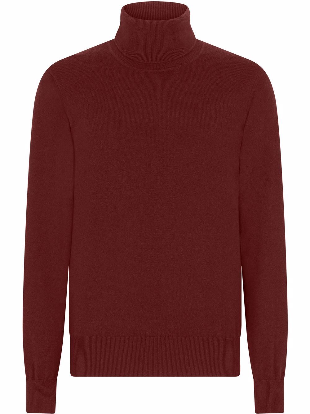 Roll-neck cashmere jumper - Red