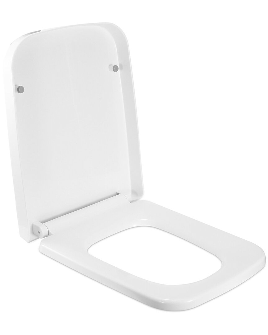 Square Toilet Seat With Grip-Tight Seat Bumpers