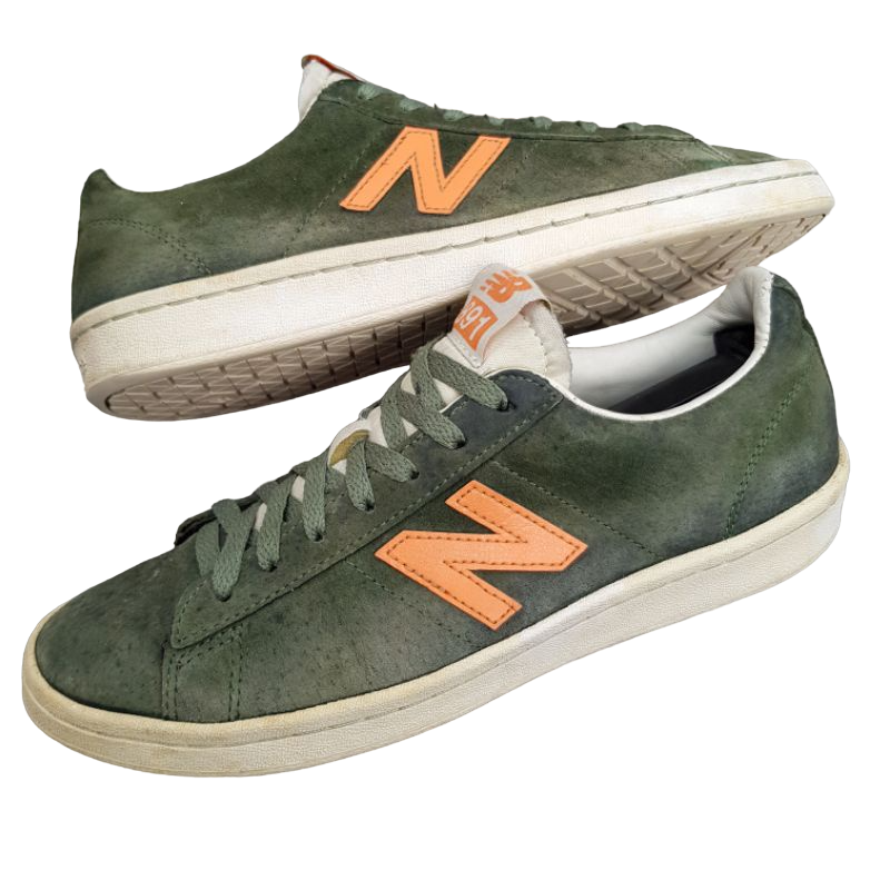 891 Shoes 'Dark Green White Orange'