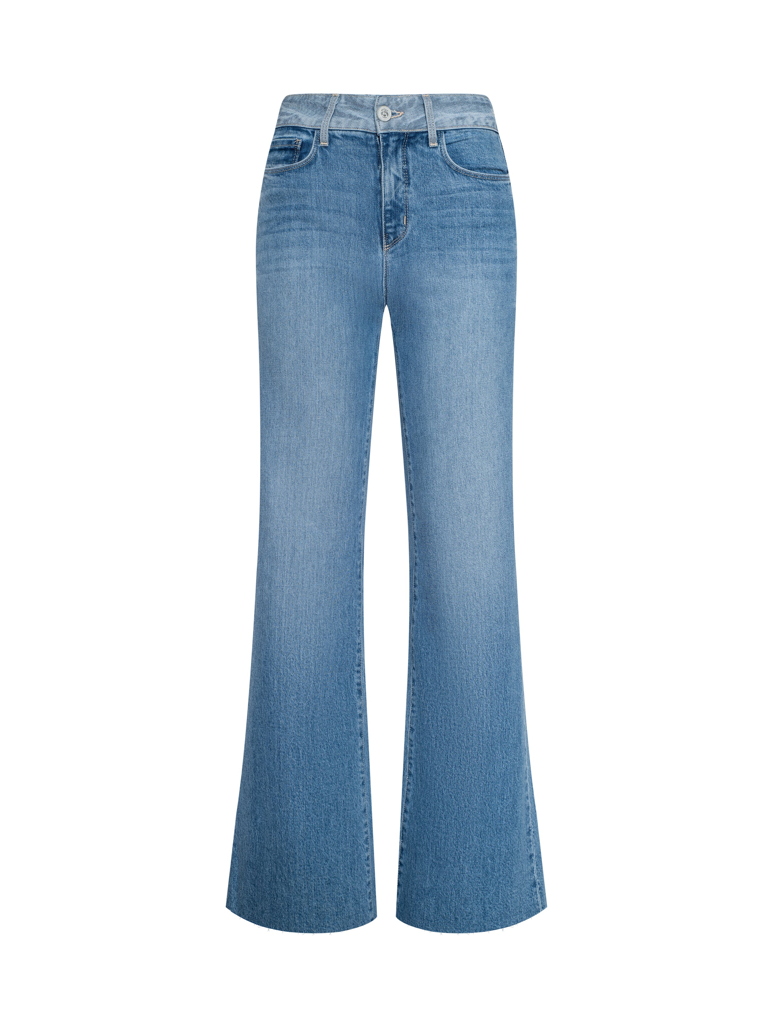 Louane Wide-Leg Flare Jean In Bexley